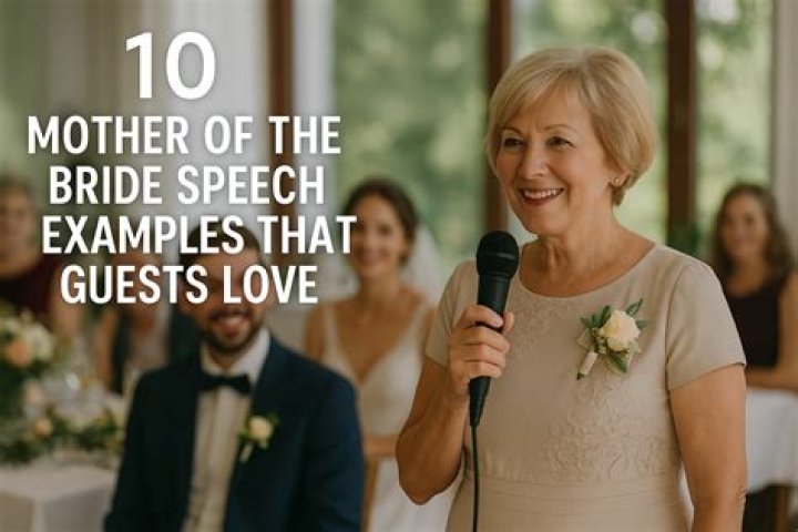 How long should a mother of the bride speech be?