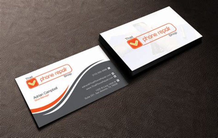 What is electronic business card?