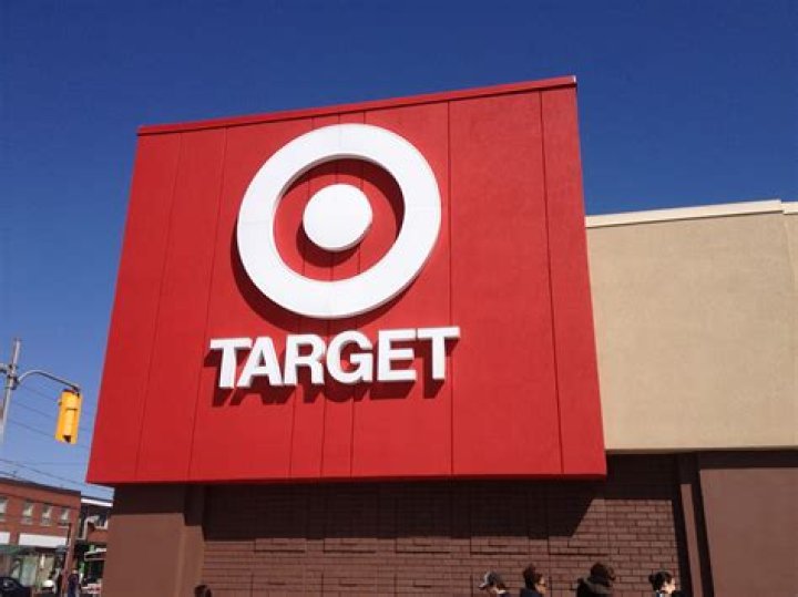 Why did Target change their logo to white?
